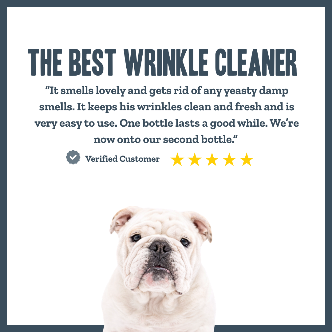 Botanical Wrinkle Wipe for dogs – natural herbal facial fold cleaning cloth | Herbal Dog Co