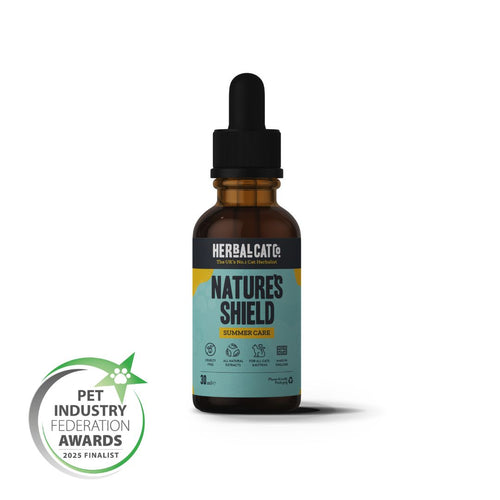 Cat Nature's Shield Summer Care – natural seasonal allergy relief for cats | Herbal Dog Co