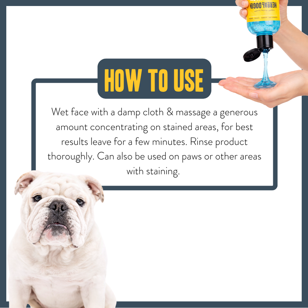 Botanical Face Wash for dogs – gentle natural facial cleanser for sensitive skin | Herbal Dog Co