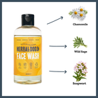 Botanical Face Wash for dogs – gentle natural facial cleanser for sensitive skin | Herbal Dog Co
