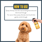 Botanical Knot-Free Brushing Mist for dogs – natural detangling & conditioning spray | Herbal Dog Co
