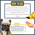 Botanical Deshedding & Purifying Wash for dogs – natural deep-clean anti-shedding shampoo | Herbal Dog Co