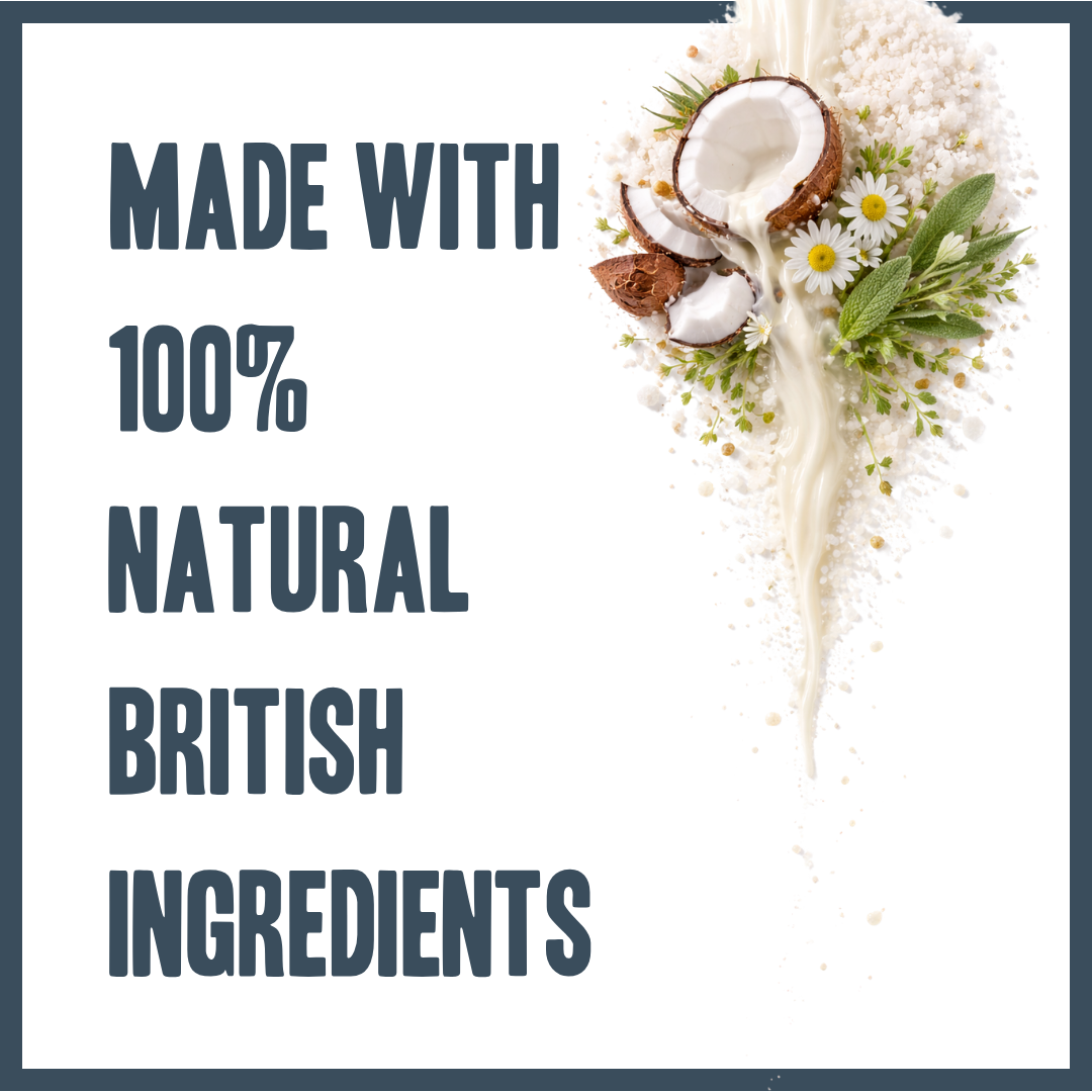 Coconut Dry Shampoo for dogs – instant botanical waterless freshening | Herbal Dog Co