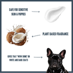 Whitening & Brightening PRO Shampoo for dogs – professional coat brightening & whitening wash | Herbal Dog Co