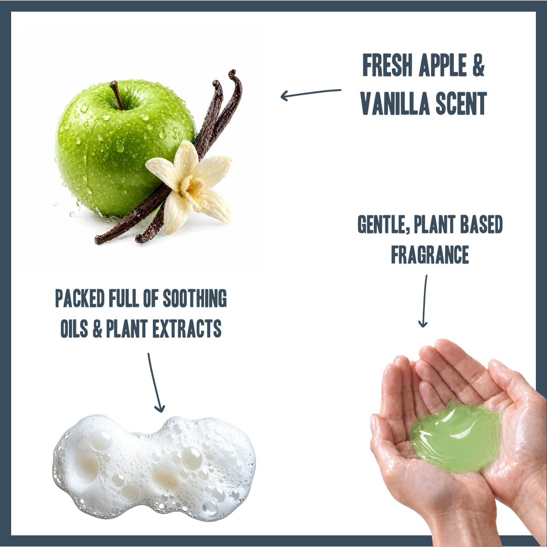 Apple & Vanilla PRO Shampoo for dogs – professional fresh-scented botanical dog shampoo | Herbal Dog Co