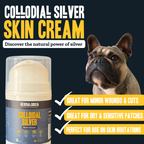 Colloidal Silver Dermal Cream for dogs – natural healing skin barrier cream | Herbal Dog Co