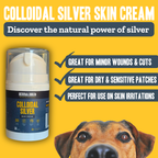 Colloidal Silver Dermal Cream for dogs – natural healing skin barrier cream | Herbal Dog Co