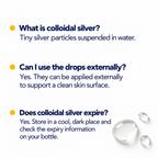 Colloidal Silver Drops