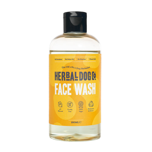 Botanical Face Wash for dogs – gentle natural facial cleanser for sensitive skin | Herbal Dog Co