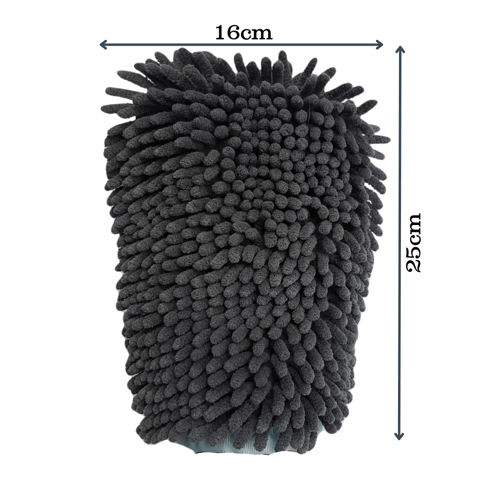 Single Drying Glove for dogs – premium super-absorbent dog drying mitt | Herbal Dog Co