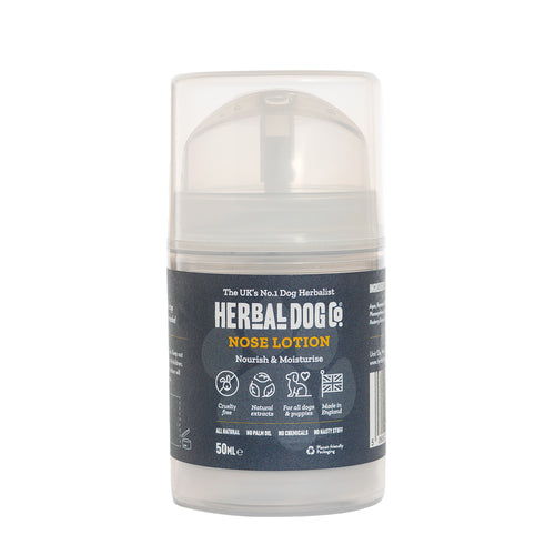 Botanical Nose Comfort Lotion for dogs – natural moisturising dry nose healing lotion | Herbal Dog Co