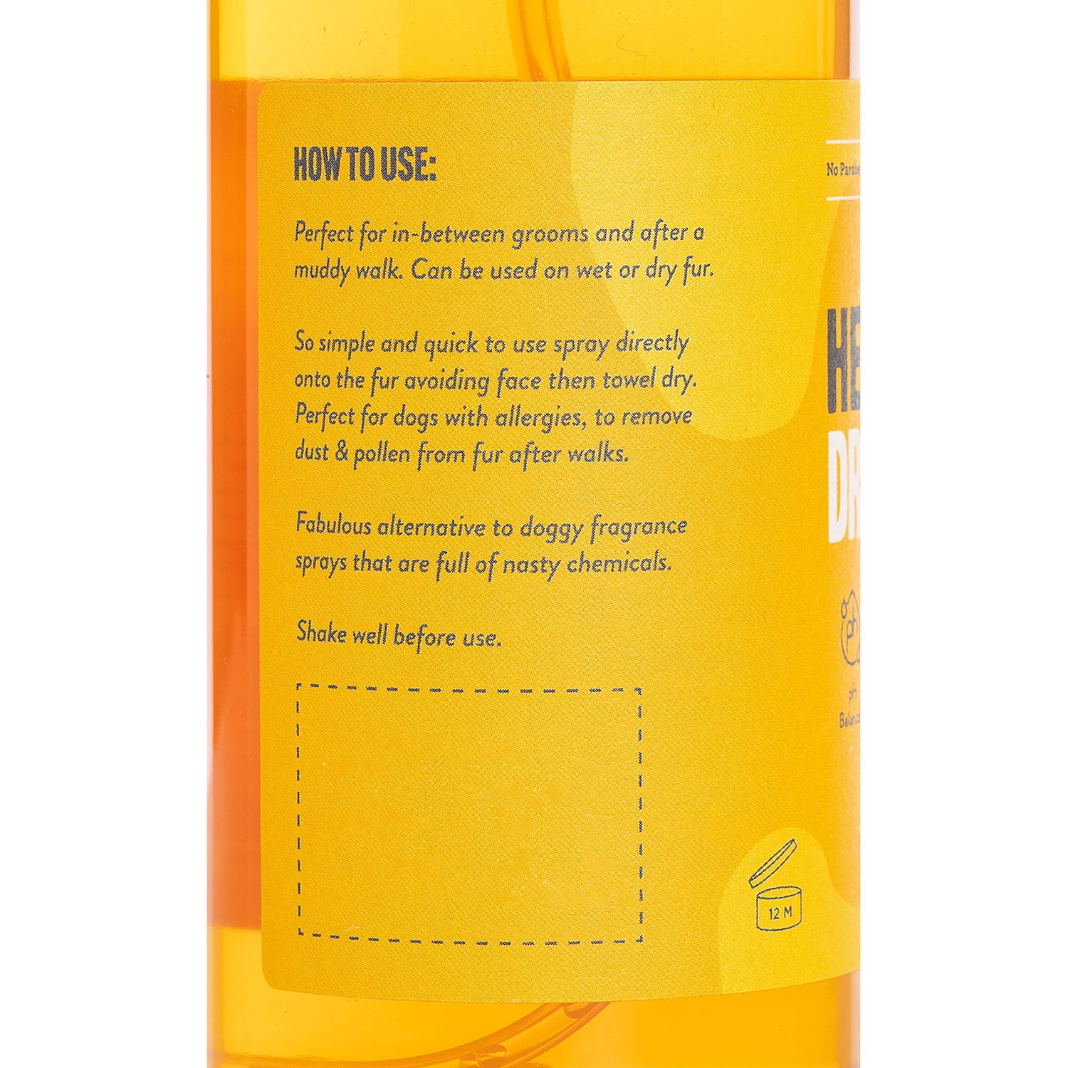Orange & Bergamot | Botanical Instant Freshening Dry Shampoo