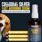 Colloidal Silver Skin Serum for dogs – high-potency natural skin healing serum | Herbal Dog Co