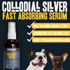 Colloidal Silver Skin Serum for dogs – high-potency natural skin healing serum | Herbal Dog Co