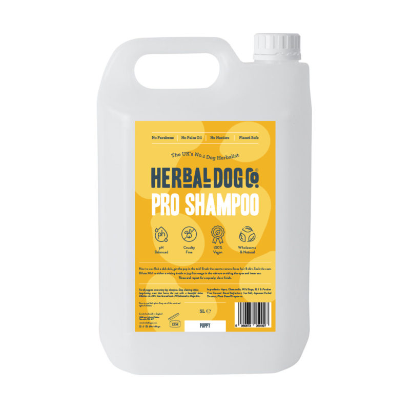 Herbal Dog Co Pro groom puppy shampoo