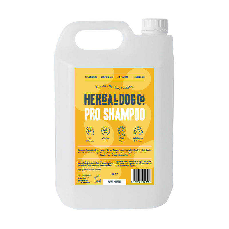 Herbal dog co natural grooming shampoo