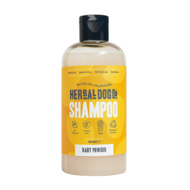Baby powder natural dog shampoo