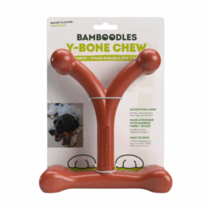 Bamboodle Y Bone Bacon Flavour Chew - S